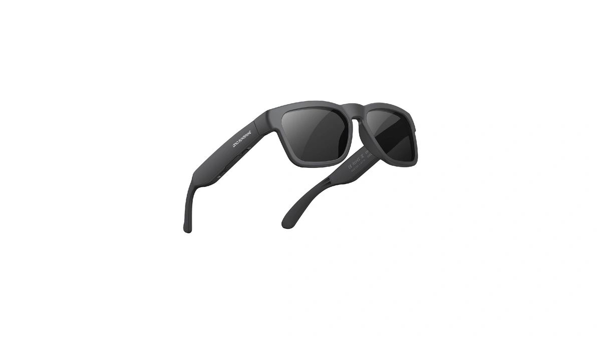 Oho Open Ear Smart Glasses, Uv400 Z87.1 Lightweight Bluetooth Sunglasses