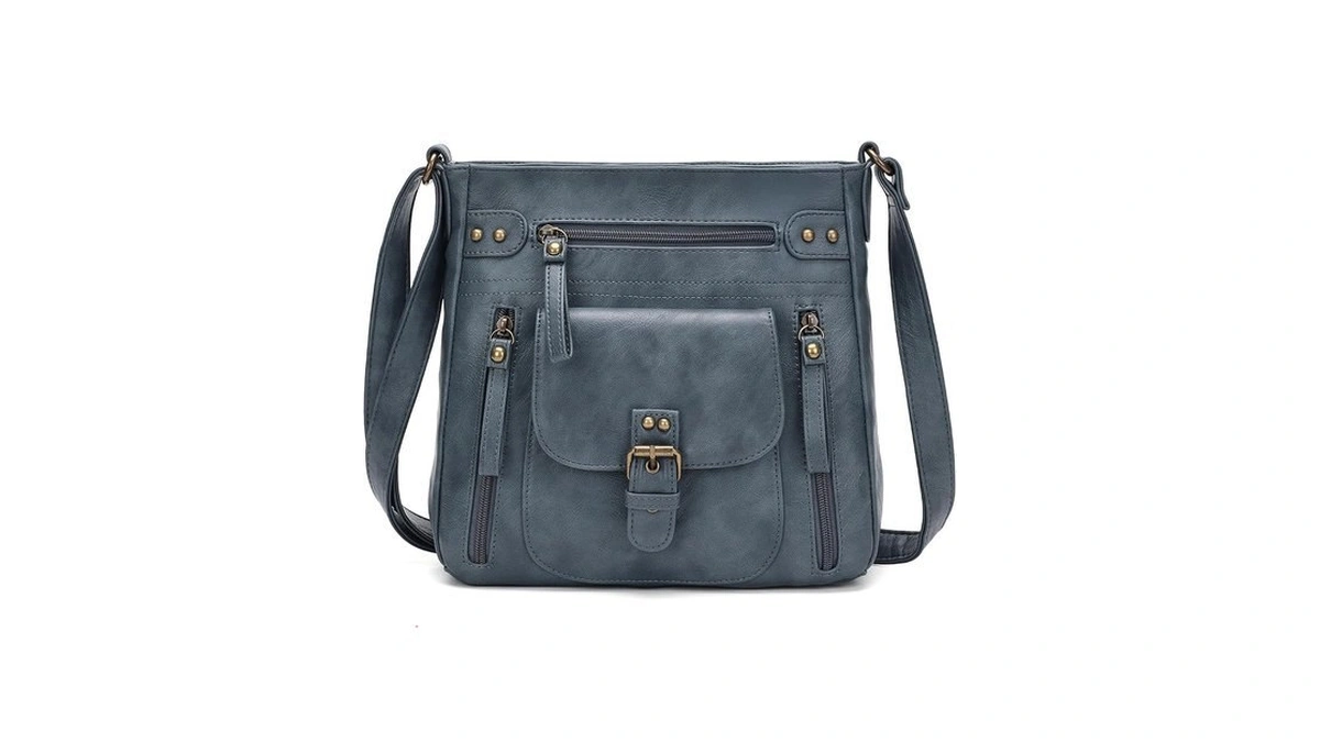 Kl928 Crossbody Bags For Women, Multi Pocket Shoulder Bags, Medium