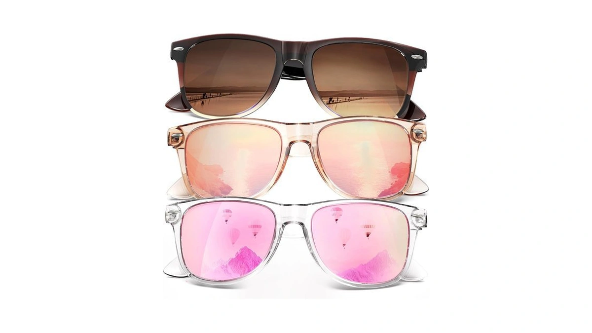Kaliyadi Womens-sunglasses Polarized Sunglasses Womens: Retro Trendy Sun Glasses With