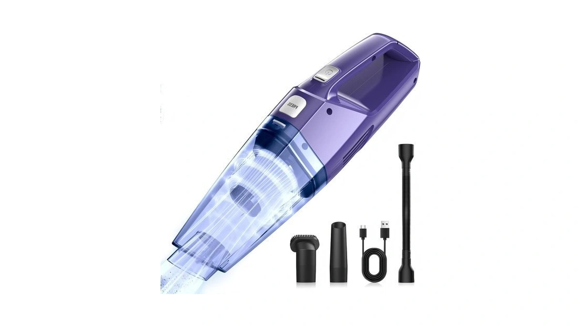 Bossdan Handheld Vacuum Cordless – Car Vac Portable With 8kpa