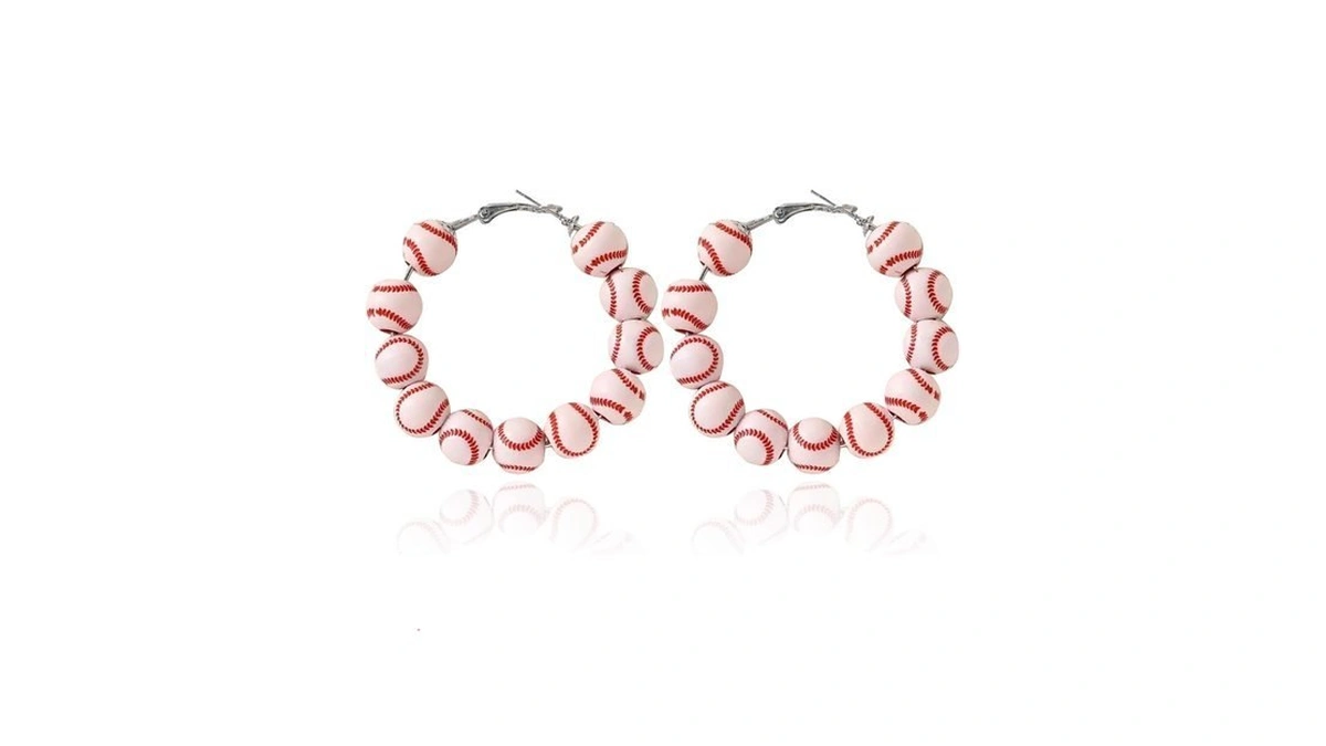 Baseball Earrings For Women Baseball Mom Accessories Essentials Bow Stud