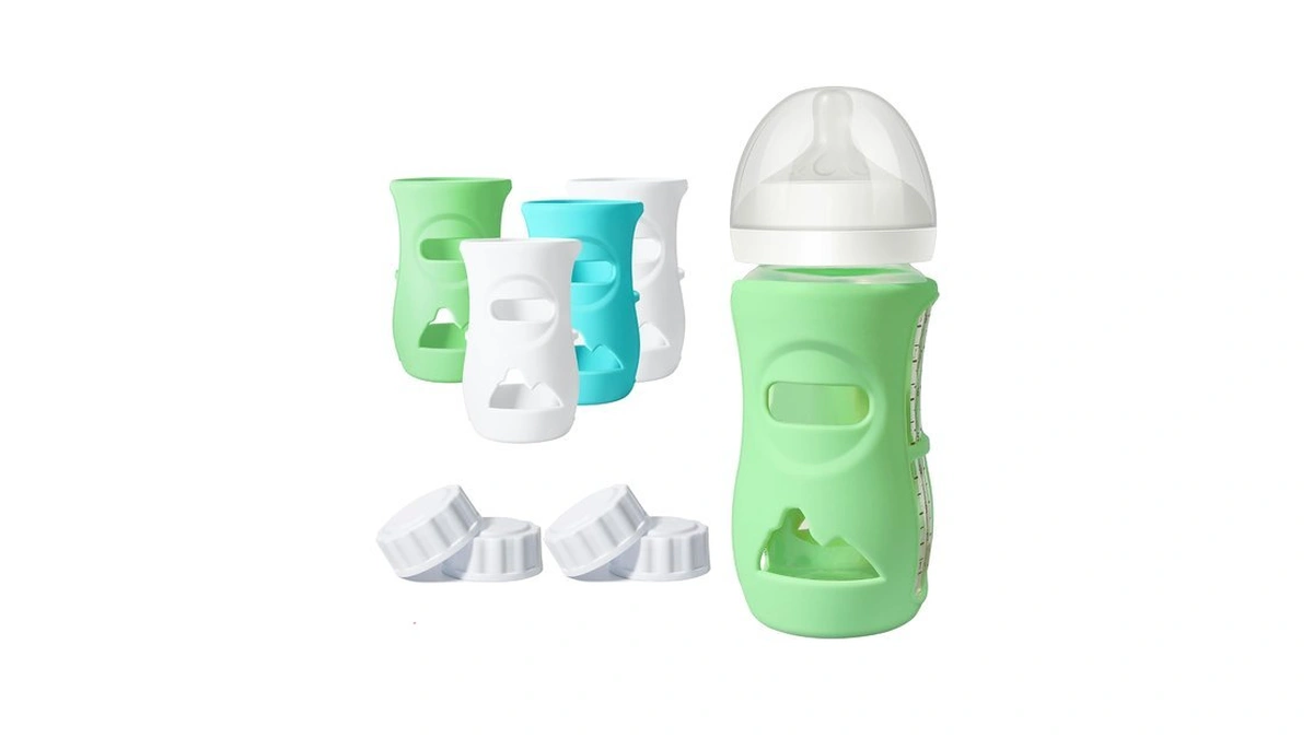 Joxodak 4pack Silicone Sleeves For Philips Avent Natural Glass Baby