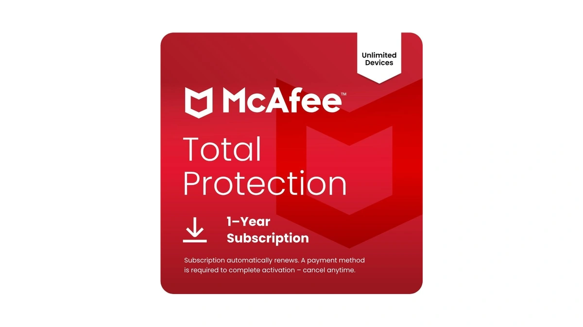 Mcafee Total Protection 2026 Antivirus Software, 10+ Devices | Auto-renews