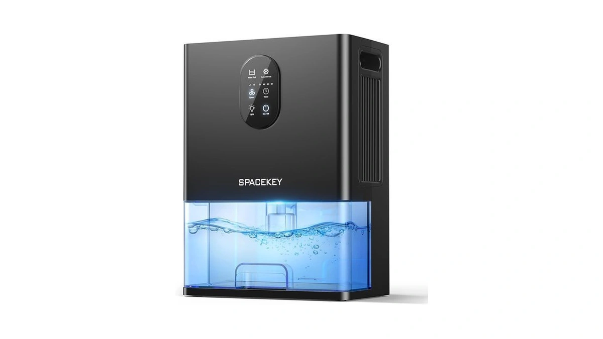 Spacekey Dehumidifier For Home Bedroom With Timer, 1000 Sq Ft,