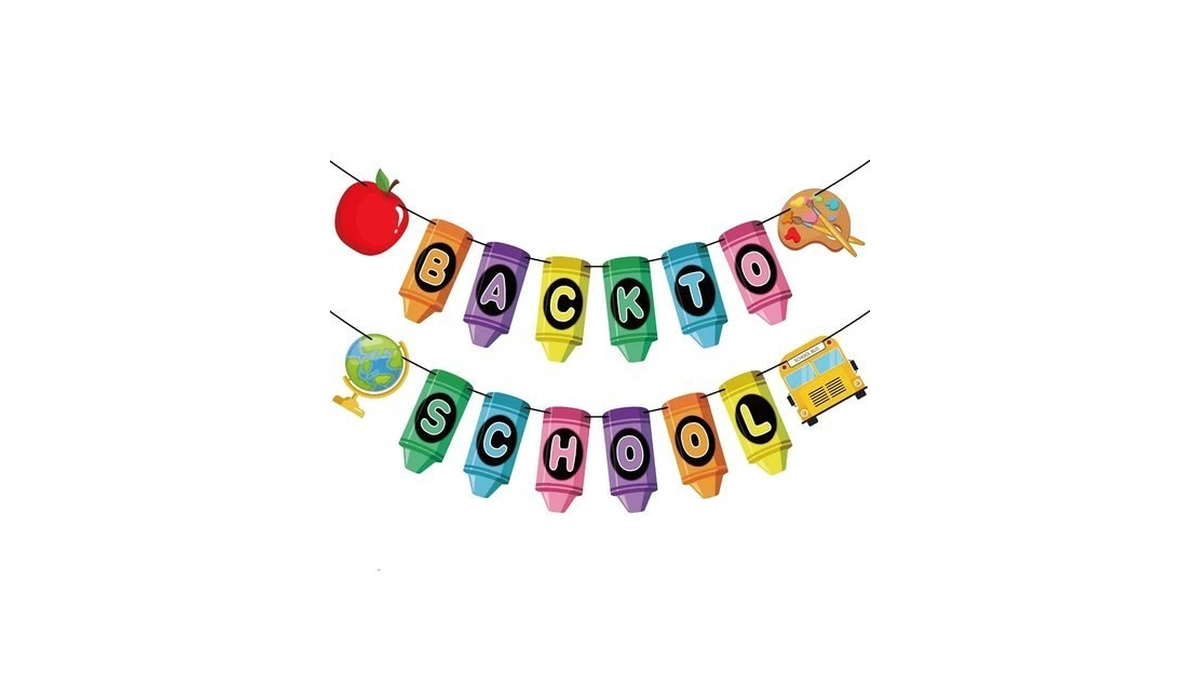 Atiloy Back To School Banner First Day Of School Banner