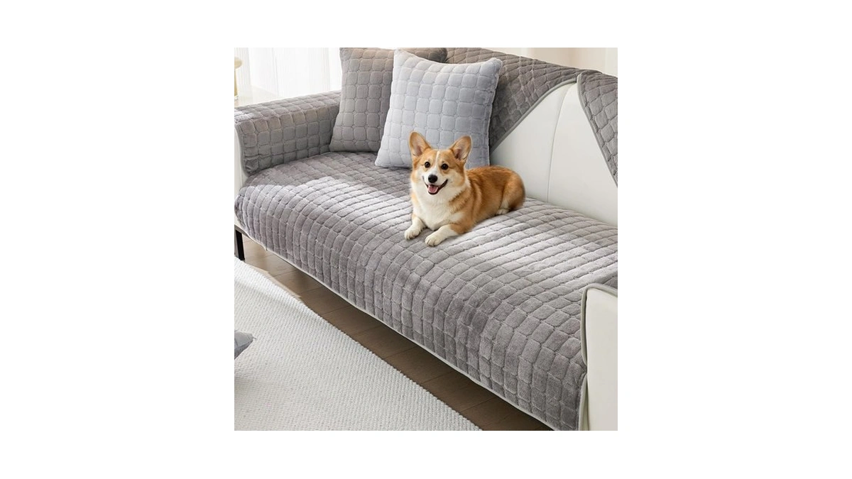 Kavikon Couch Cover For Dogs,velvet Non-slip Couch Covers For Sofa