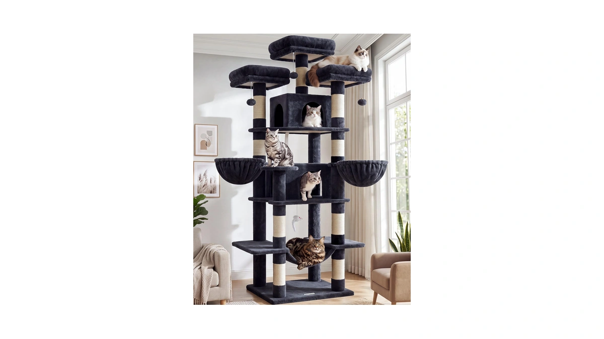 Globlazer Big Xxl Cat Tower For Indoor Multiple Cats, F80,