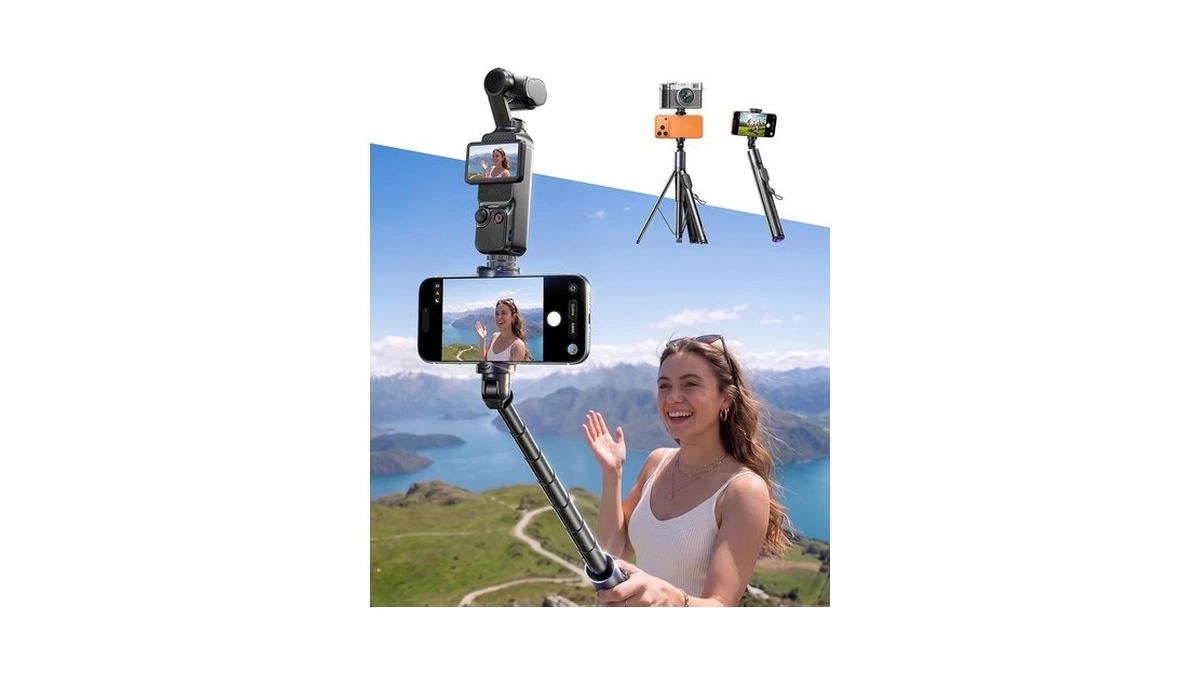 Lisen Tripod For Iphone 17 Pro Max, Selfie Stick With