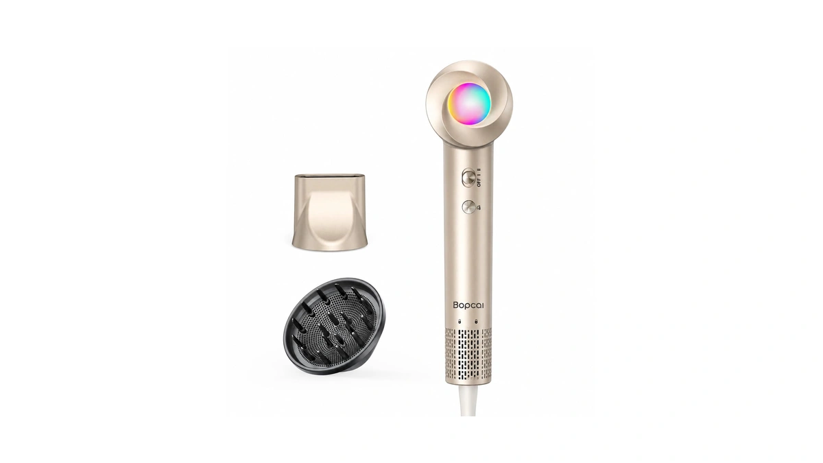 Ionic Hair Dryer, 160,000 Rpm High-speed Blow Dryer With Diffuser