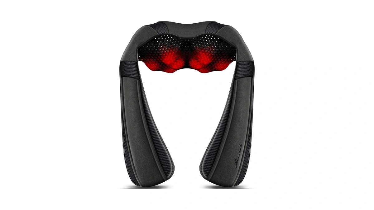 Mirakel Shiatsu Neck & Back Massager With Heat For Pain