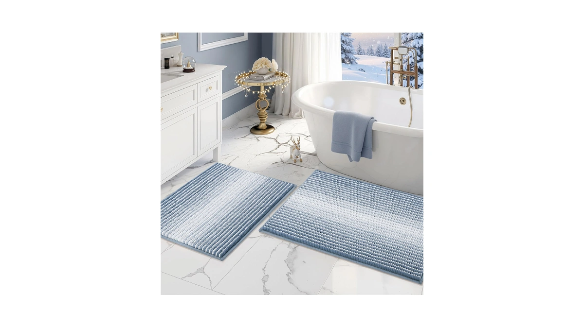 Amazon : Bsicpro Bathroom Rugs Sets 2 Piece, Non
