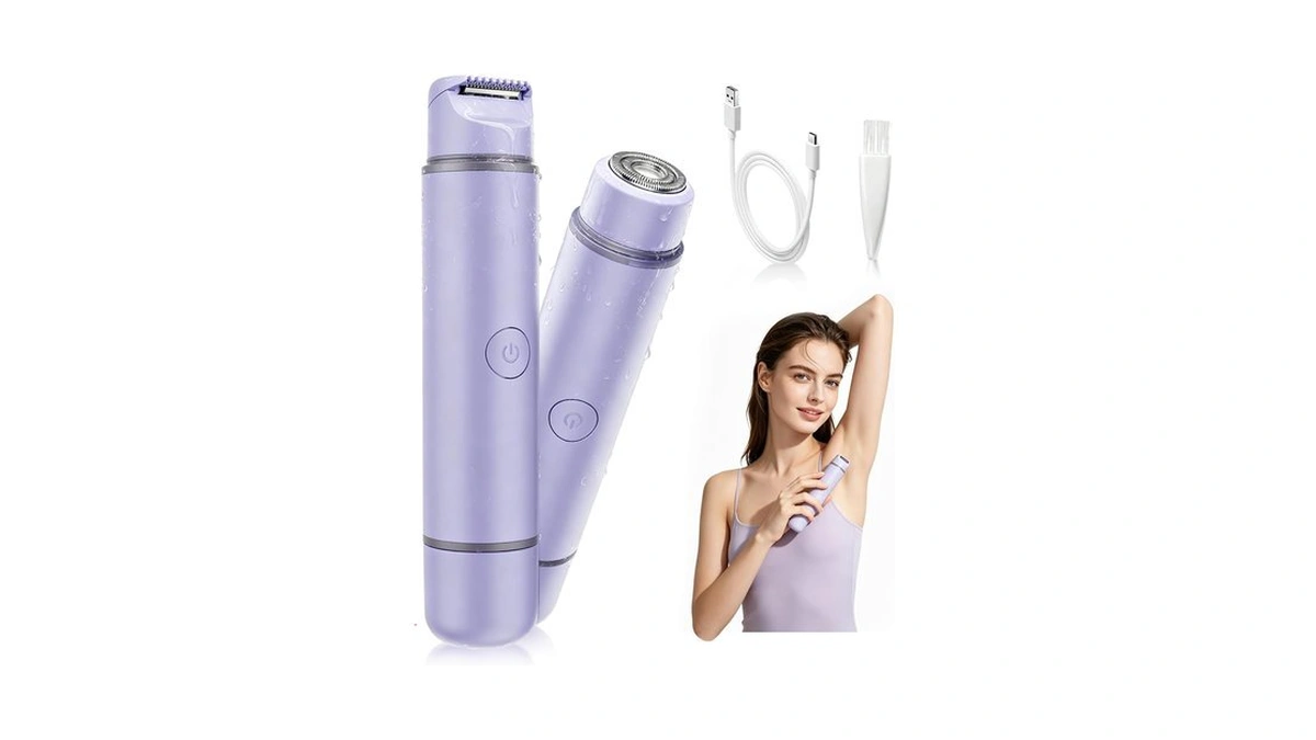 2-in-1 Bikini Trimmer For Women – Electric Shaver For Women,