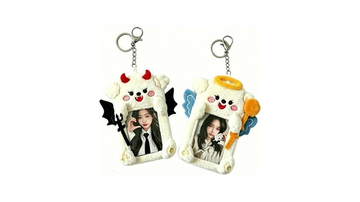 Degocython 2 Pack 3 Inch Kpop Photocard Holder, Clear Scratch