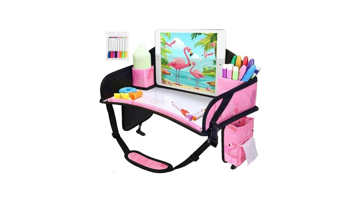 Wenrener Car Seat Tray,toddler Road Trip Essentials With Drawing Kit