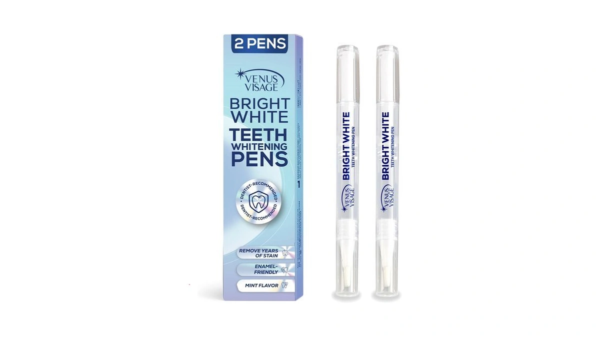 Venus Visage Teeth Whitening Pen And Tooth Polishing Kit (pack