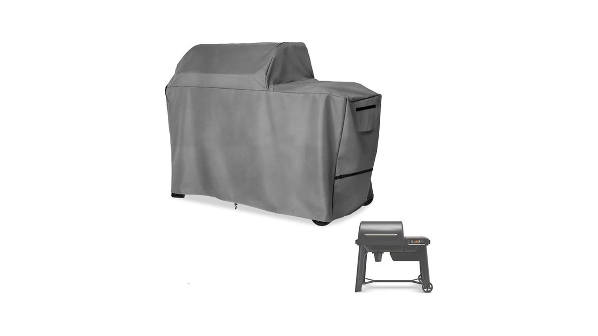 Wavecover Heavy Duty Waterproof Electric Wood Pellet Grill Cover, Compatible