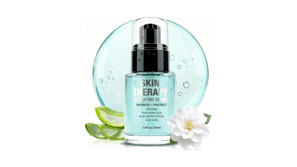 Red Light Therapy Activation Serum, Hyaluronic Acid Face Serum, 1