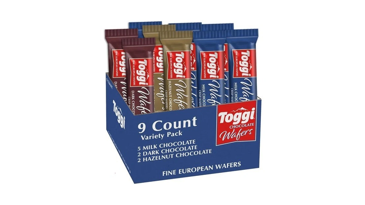 Toggi Fine European Chocolate Wafers - Variety Pack - 1.75