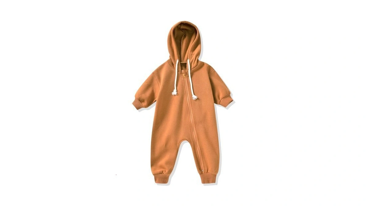 Unutiylo Unisex Baby Boys Girls Brown Long Sleeve Infant Baby