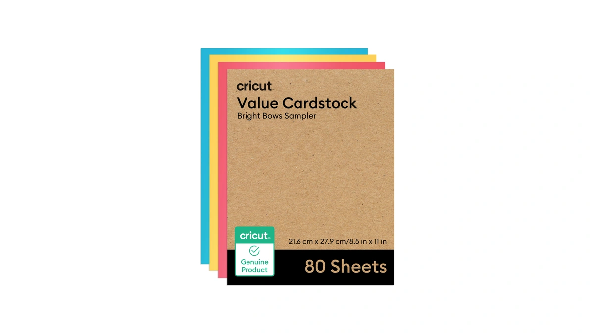 Cricut® Value Cardstock, Bright Bows Sampler - 8.5 In X