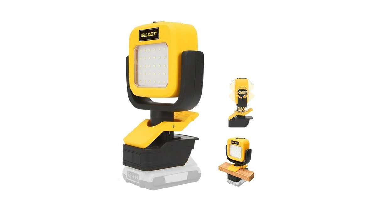 Led Work Light For Dewalt 20v Battery, Flood Light With