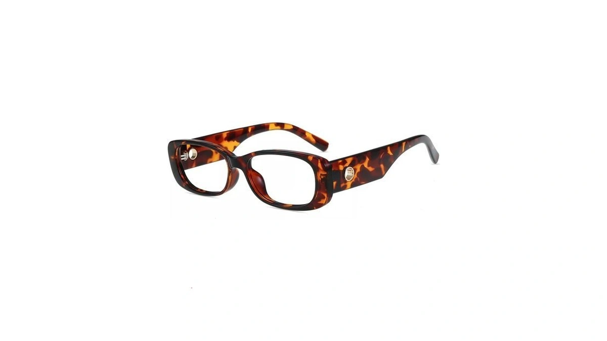 Firmoo Women Blue Light Glasses, Retro Rectangle Unisex 90s Small