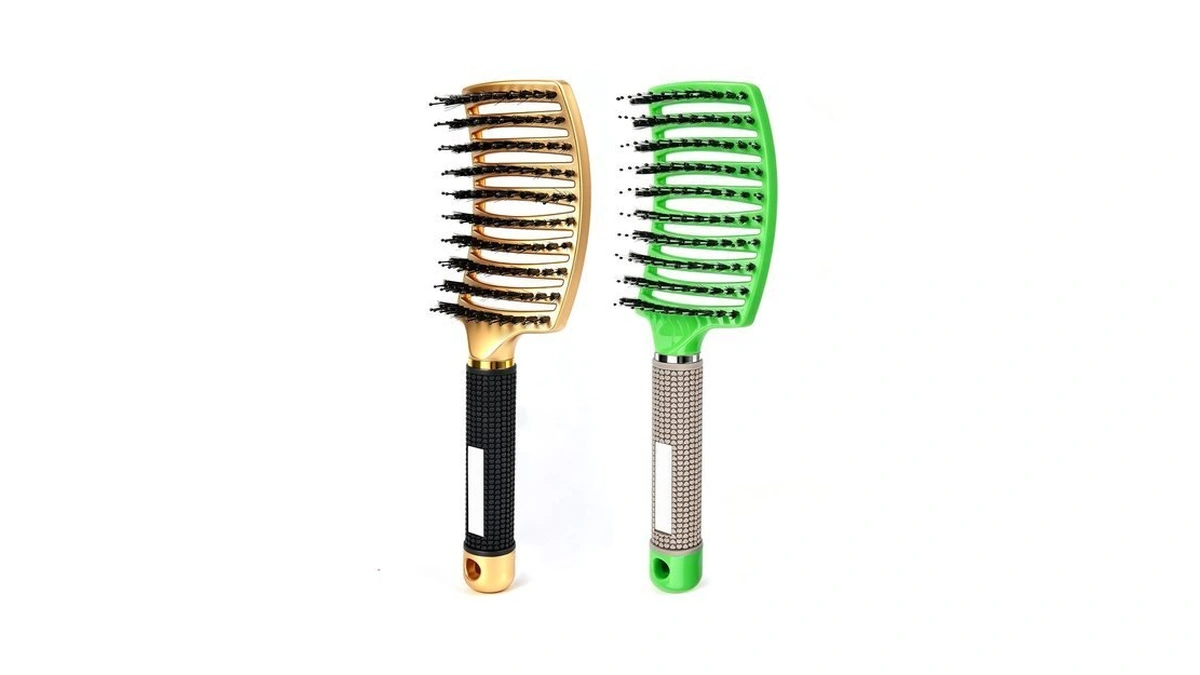 2pcs Hair Detangling Brush For Curly & Dry & Wet,