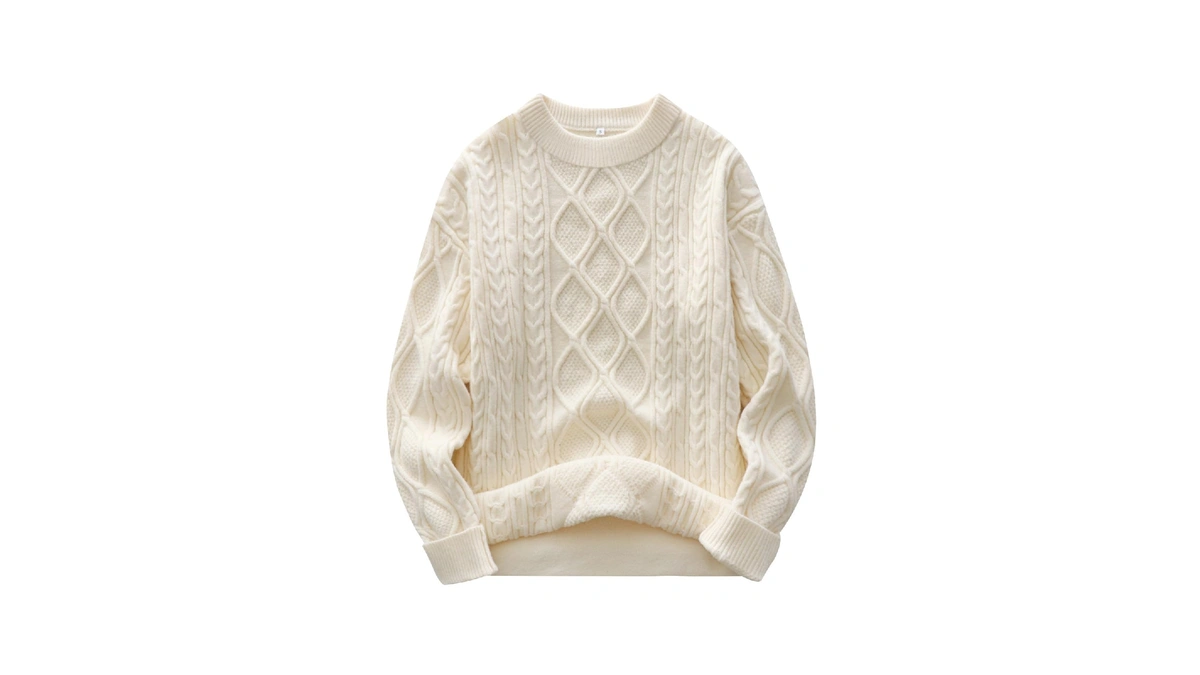 Anrabess Women Oversized Cable Knitted Sweate...