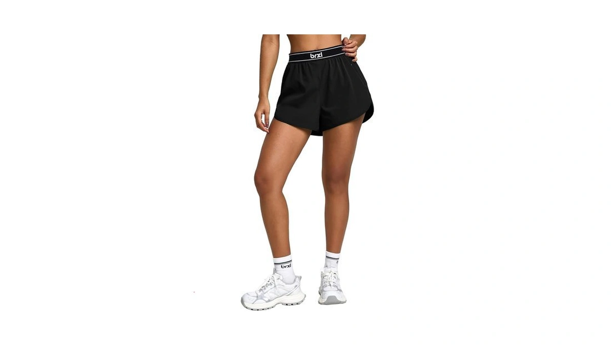 Brxl Athletic Shorts For Women High Waisted Running Shorts Black