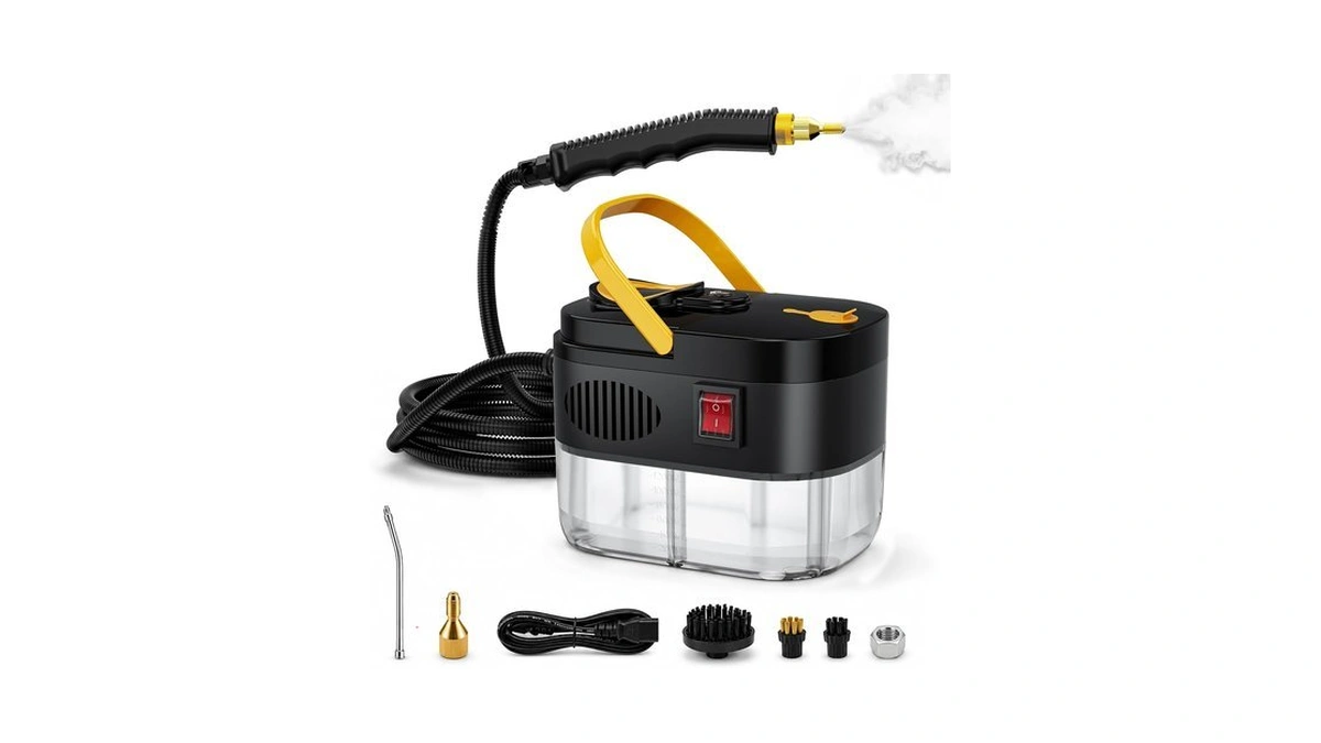 Vimorie Handheld Steam Cleaner, 2000w (max) 6-level Adjustable, 15s Quick