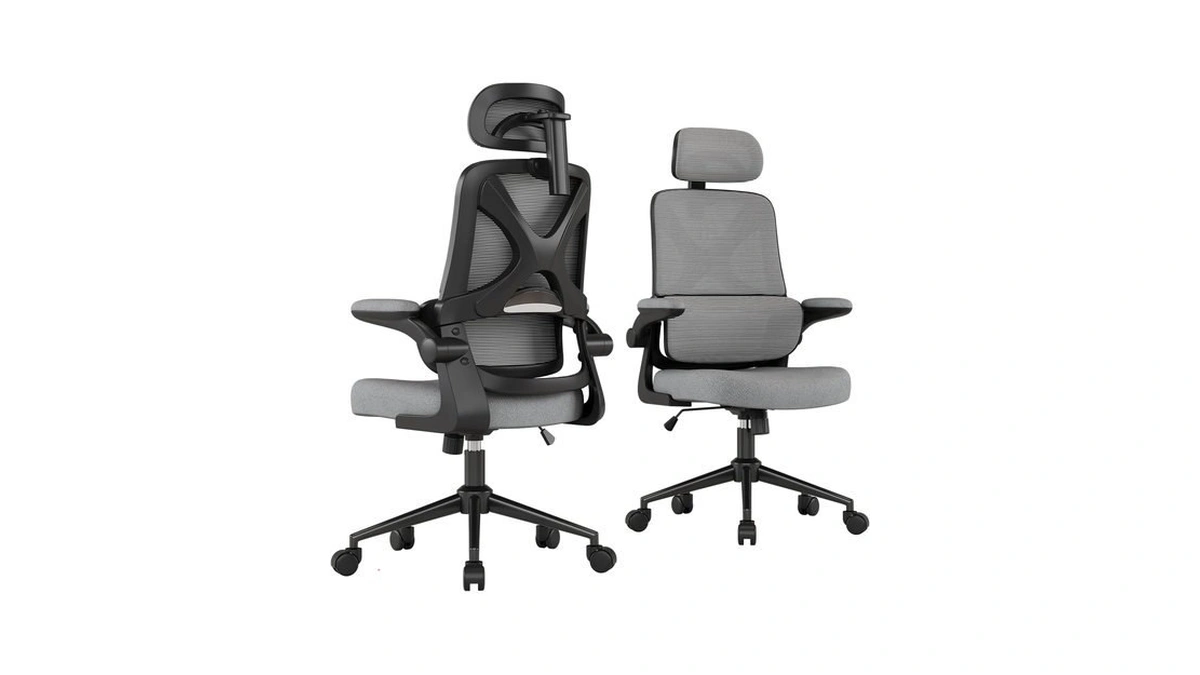 Apusen Ergonomic Office Chair - Desk Chair With Adjustable Headrest