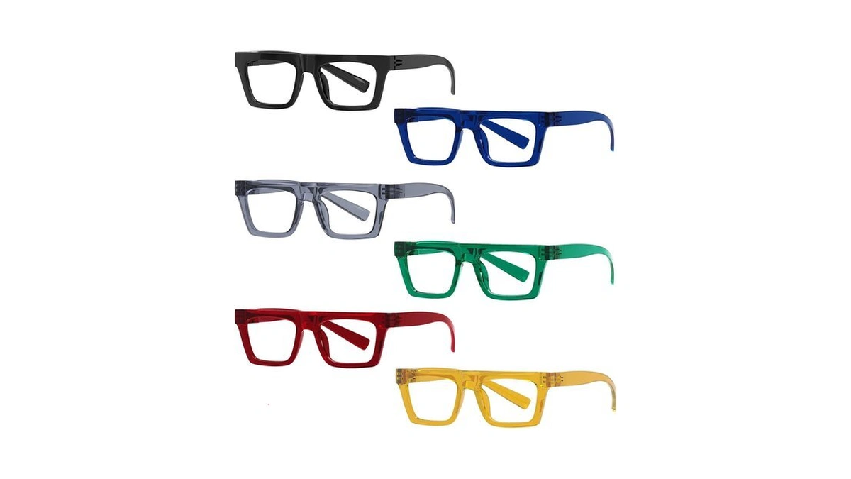 Eyekepper Reading Glasses Men 1.5, Readers For Women,6 Pack Stylish