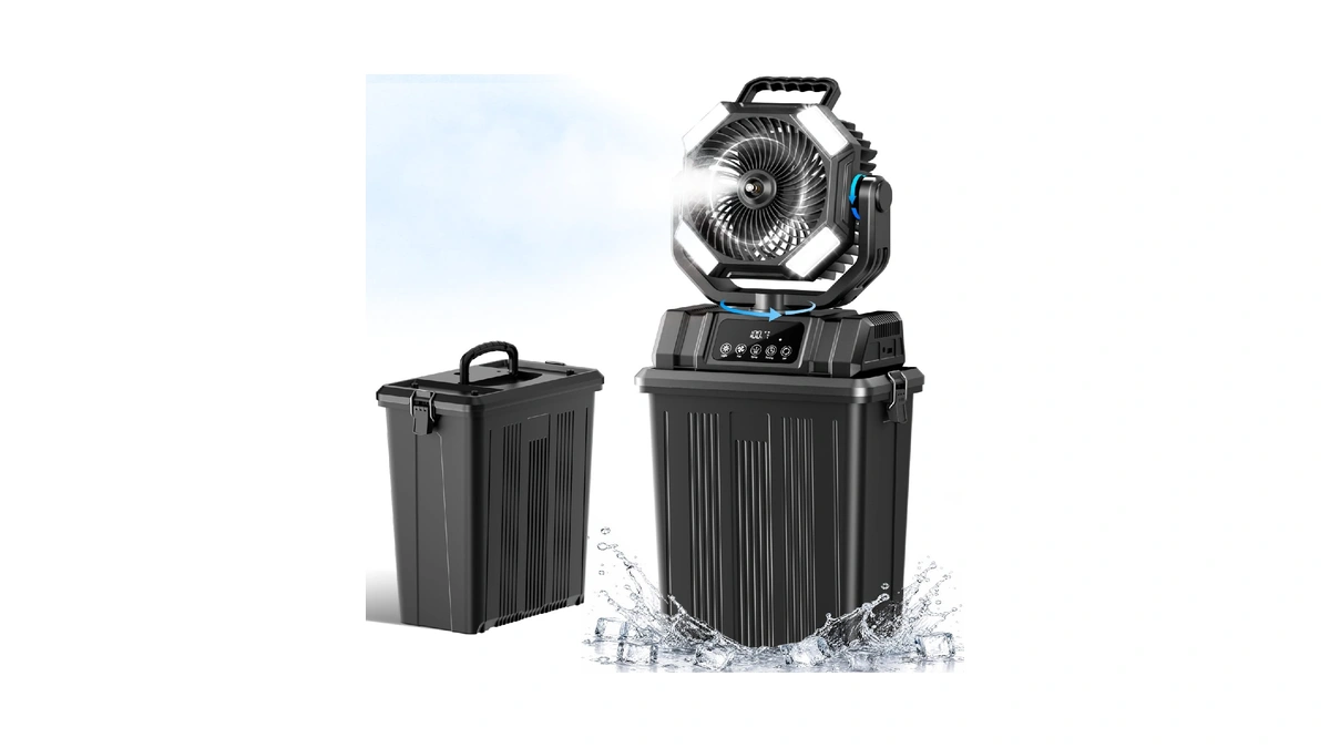 Etholzon 40000mah Misting Fans For Outside, 15l Portable Outdoor Cooling