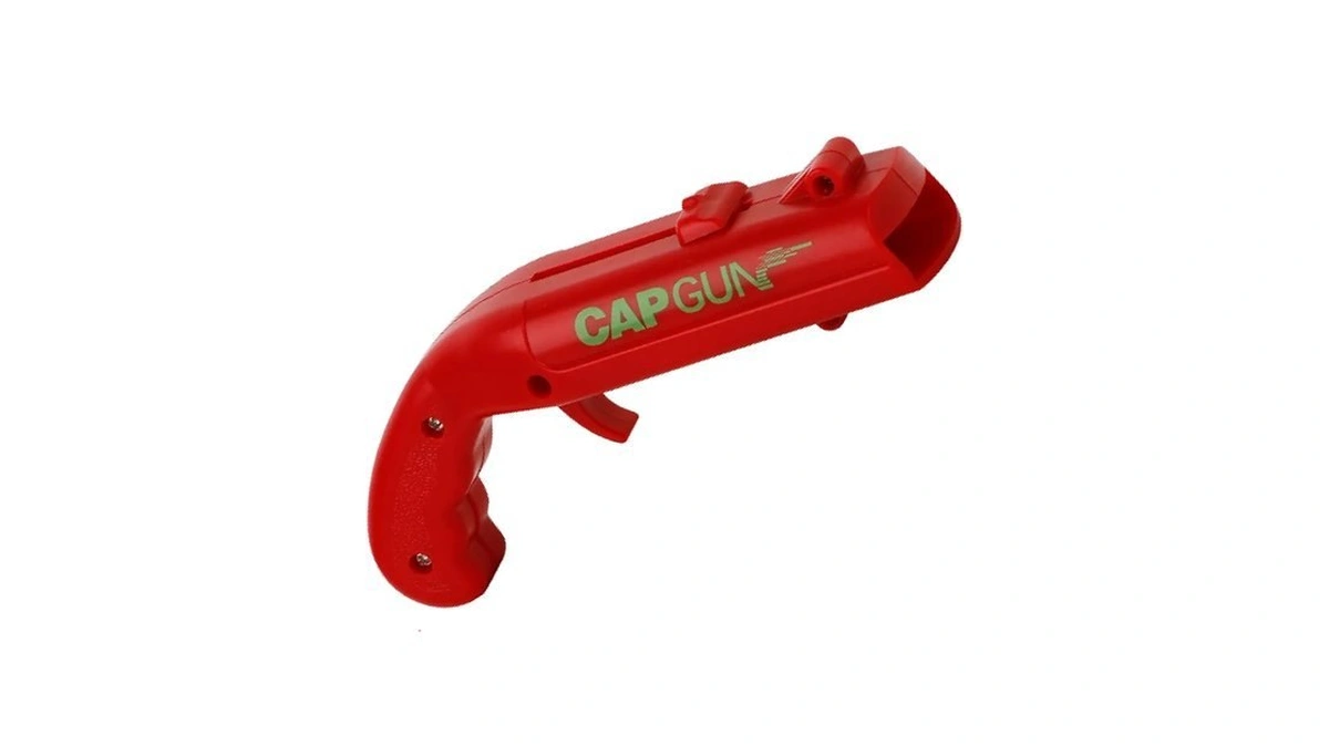 Cap Shooting Bottle Opener Gun - Launches Caps For World