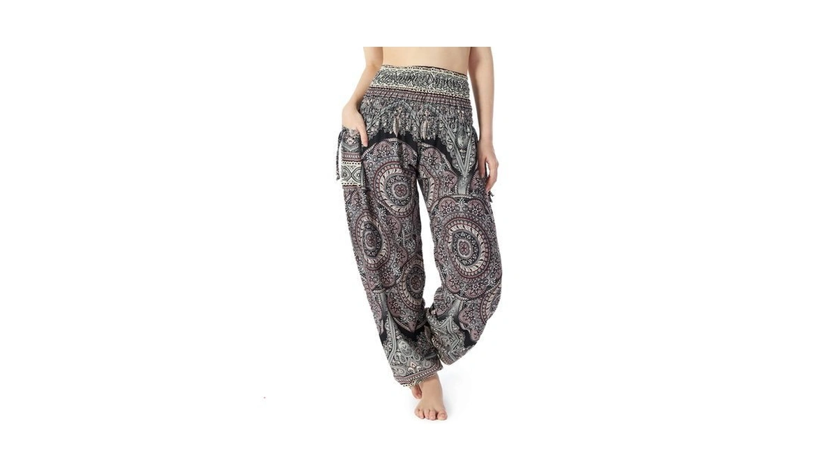 Lannaclothesdesign Boho Harem Pants Women (xl, Bkw Mom)