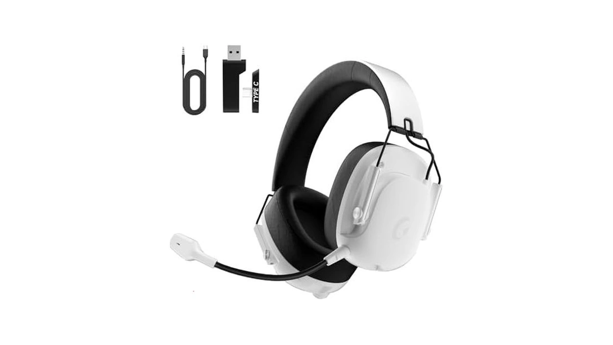 Wireless Gaming Headset For Ps5, Pc, Ps4, Switch, Gaming Headphones