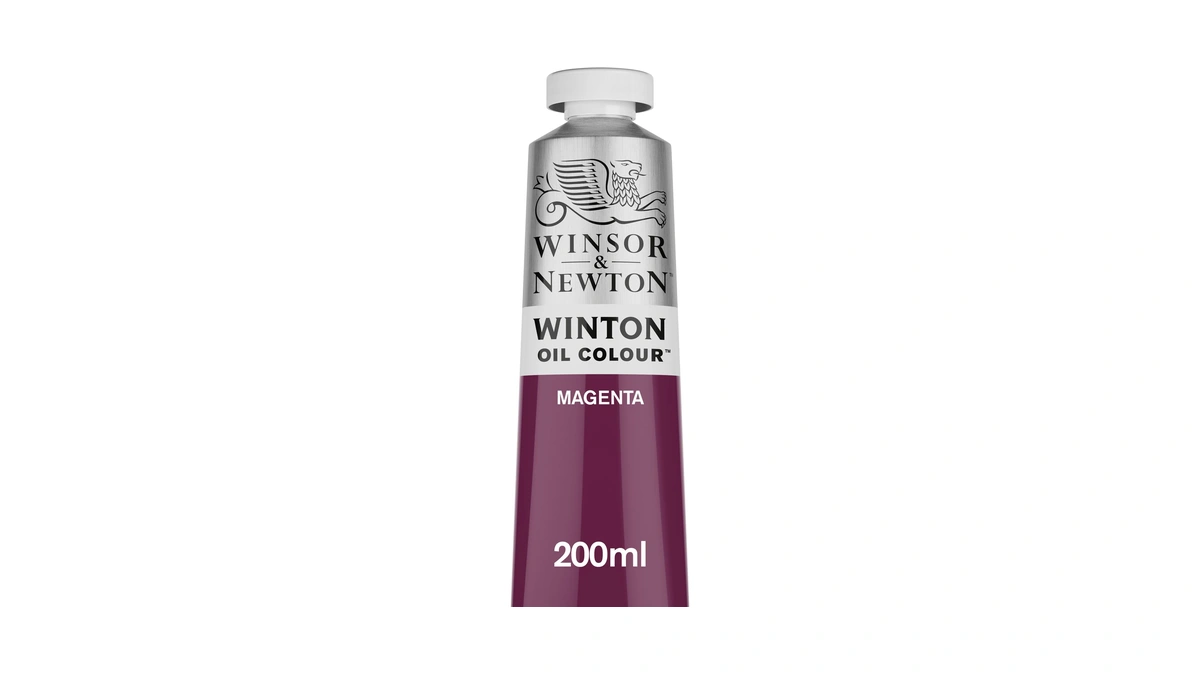 Winsor & Newton Winton Oil Color, 200ml Tube, Magenta