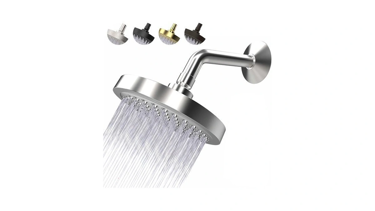 High Pressure Shower Head By Circle Splash -6 Inch Chrome