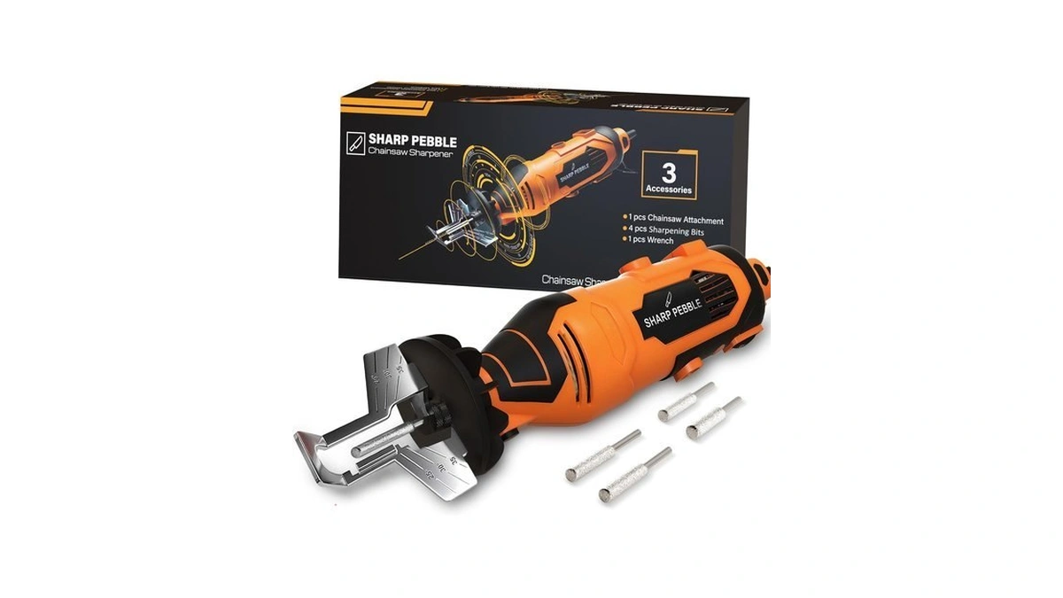 Sharp Pebble Electric Chainsaw Sharpener Kit – Chain Saw Sharpening