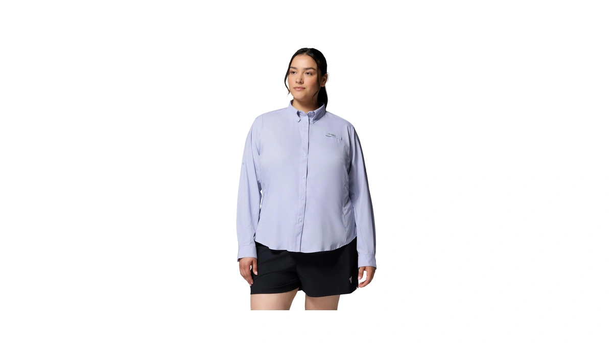 Columbia Women's Pfg Tamiami Ii Long Sleeve Fishing Shirt, Twilight,
