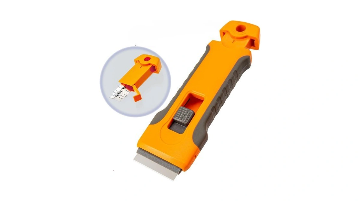Razor Blade Scraper Tool With 5pcs Extra Blades, Cleaning Razor