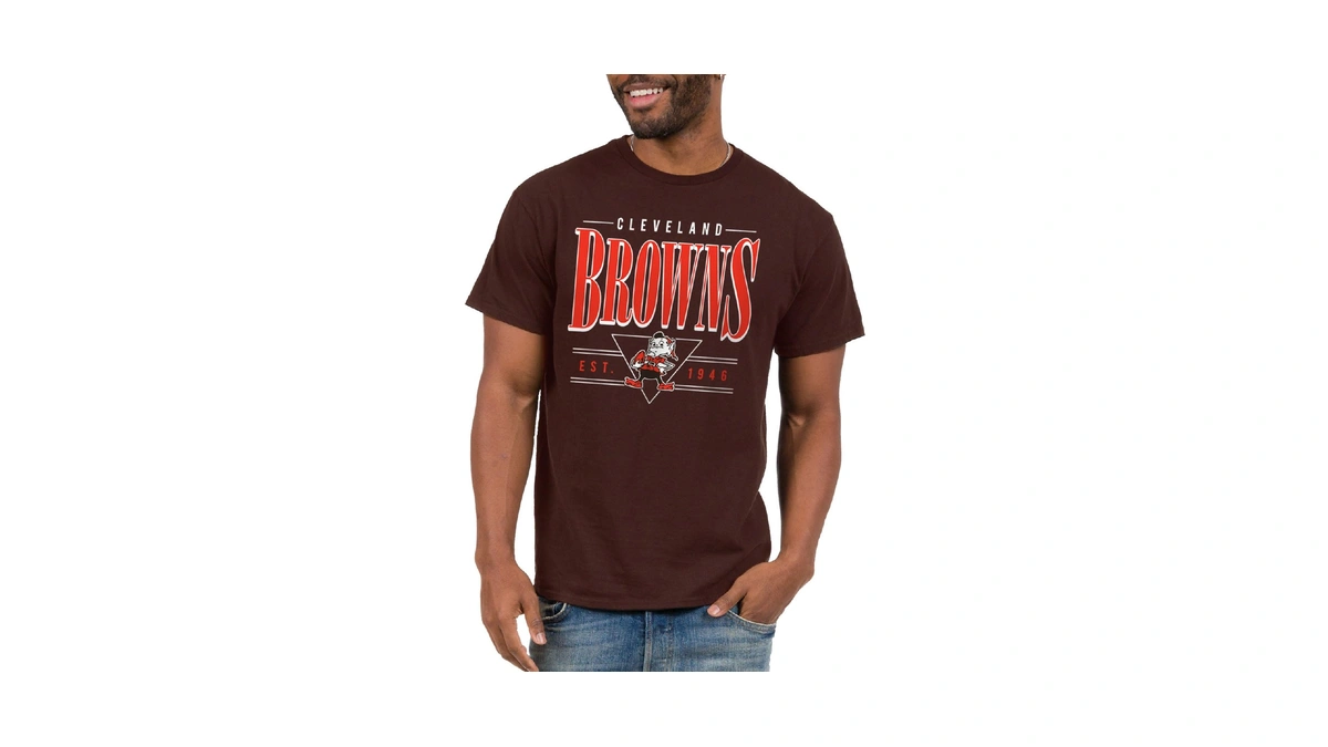 Junk Food Nfl - Cleveland Browns Established Retro Adult Ss