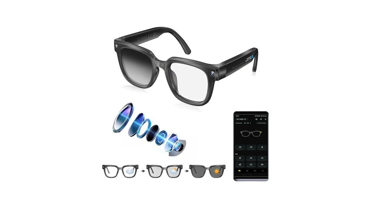 Ai Smart Glasses With Camera,4k Photo & Video Capture,real-time Translation
