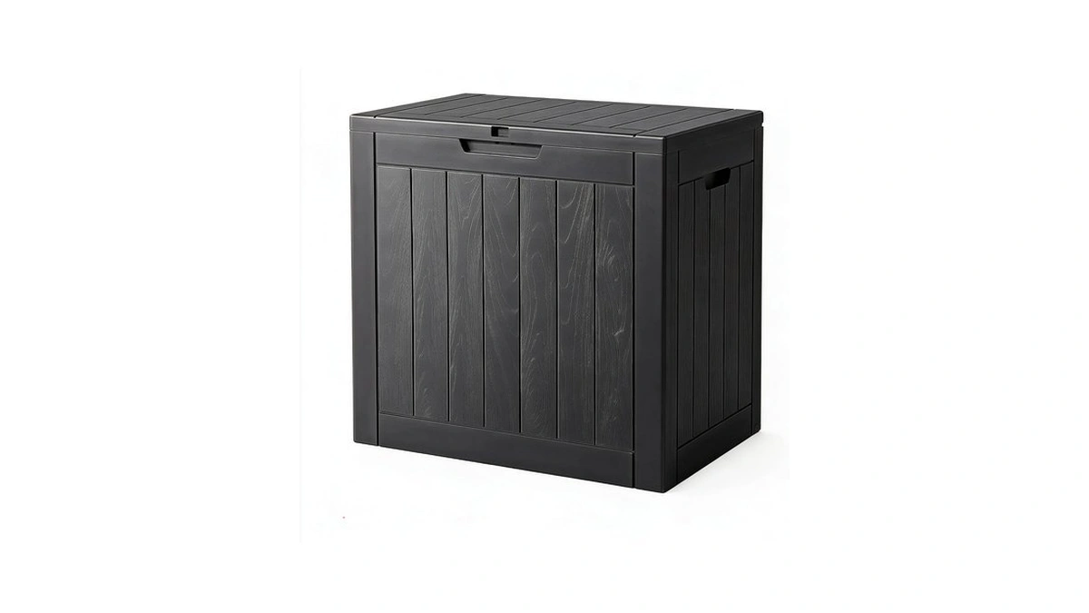 Nunu Lab 34 Gal Outdoor Storage Box Waterproof Lockable,deck Box,black