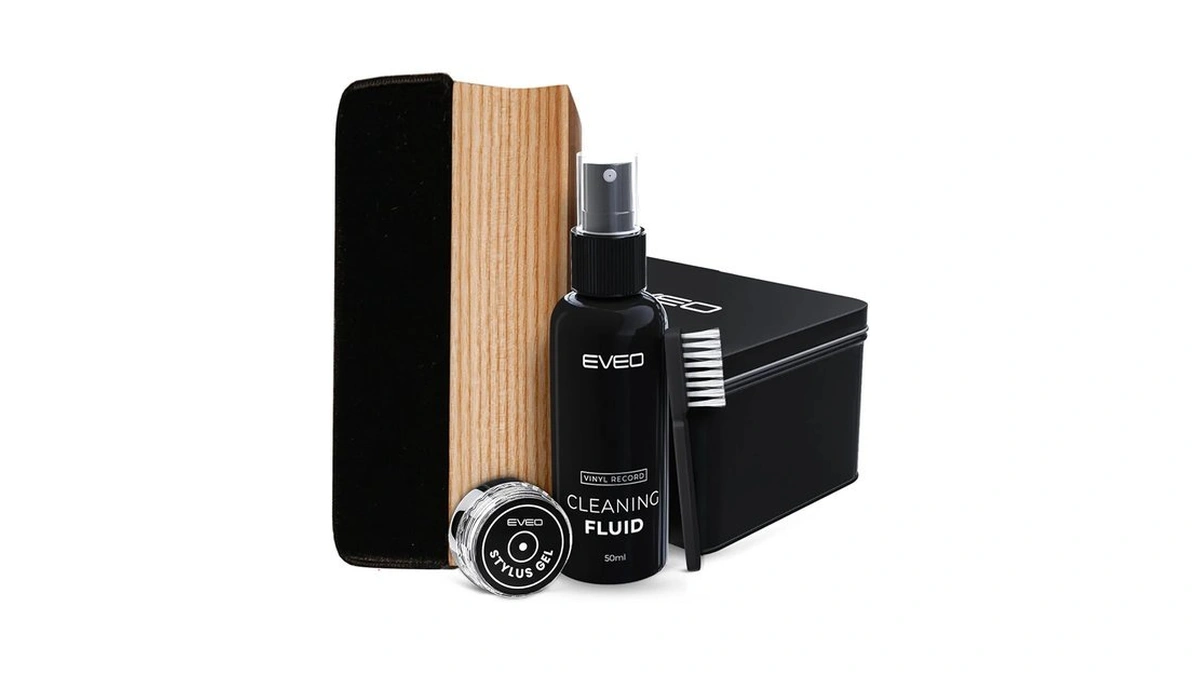 Eveo Vinyl Record Cleaning Kit - 4-in-1 Premium Vinyl Record