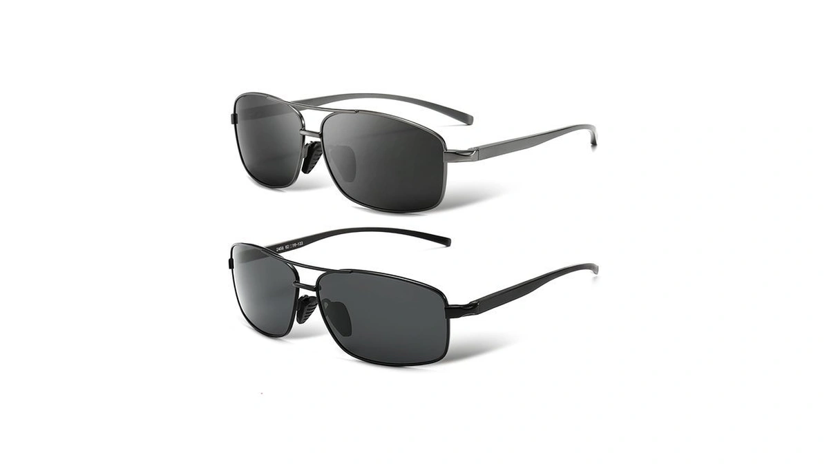 Sungait Ultra Lightweight Rectangular Polarized Sunglasses Uv400 Protection Sgt458qh-hh-5
