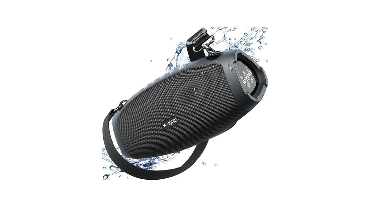 W-king Bluetooth Speaker, 120w Peak Ipx6 Outdoor Loud Portable Speakers