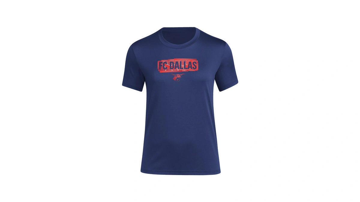 Adidas Women's Fc Dallas Local Pop Short Sleeve Pre-game T-shirt,