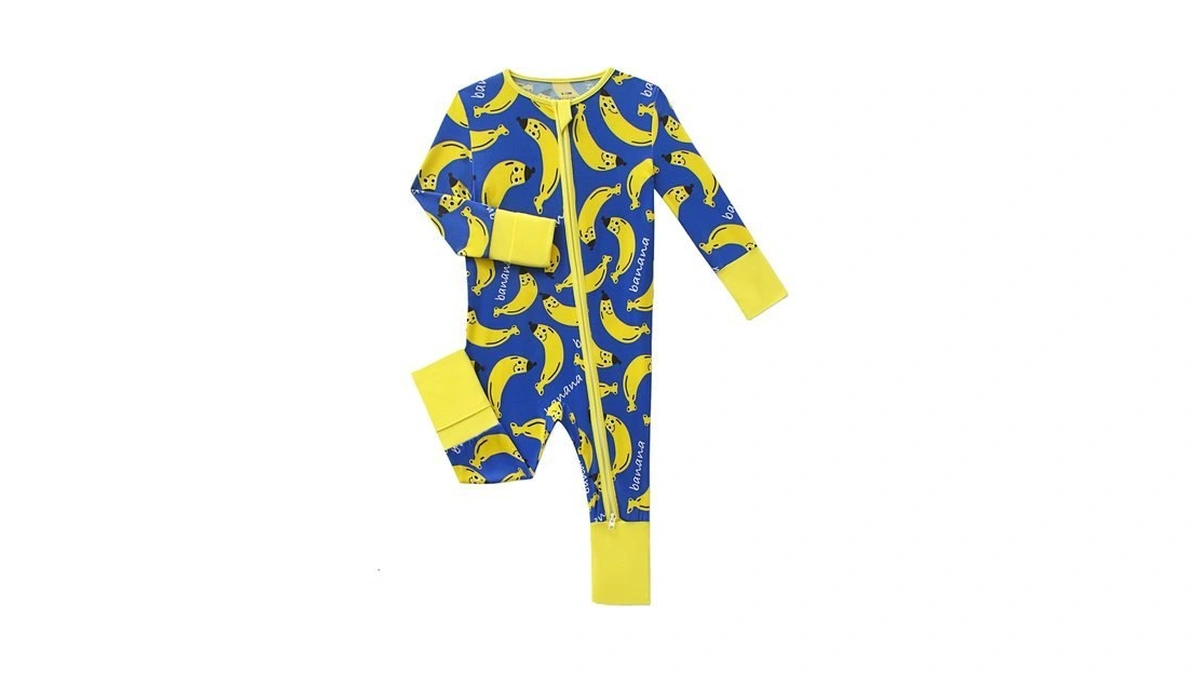 Joonberry Unisex Baby Bamboo Viscose Long Sleeve Romper, Cute Prints