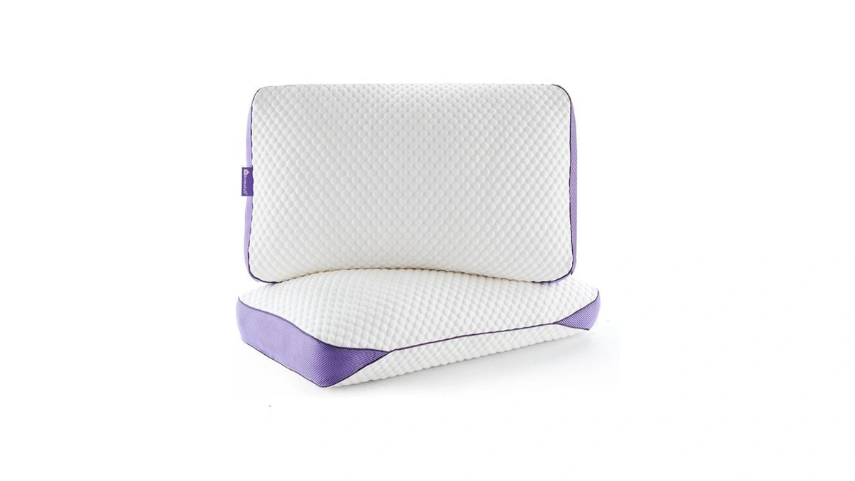 Homelab Adjustable Shredded Memory Foam Pillows, King 20x34, 2 Pack